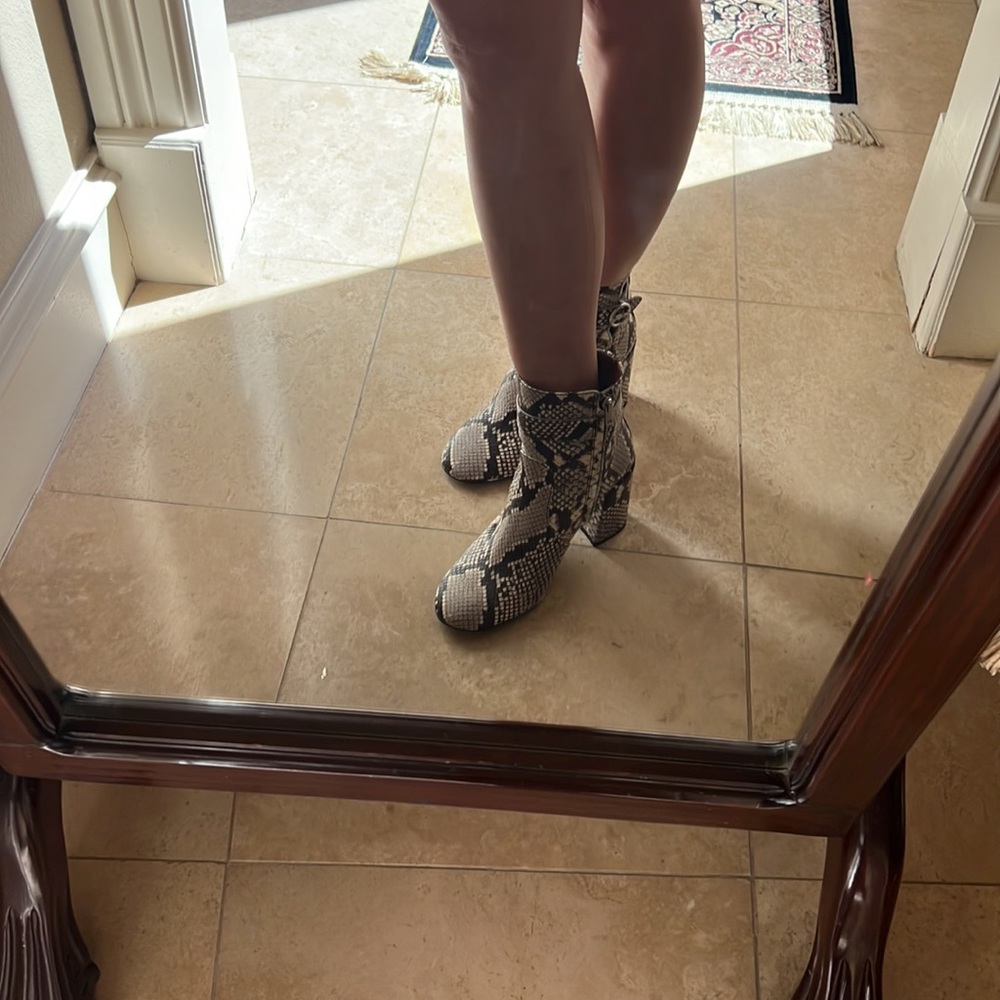 Amazing Coach Python Skin Booties - image 3